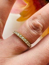 Load image into Gallery viewer, Half Eternity Diamond Ring Set in 18ct Yellow Gold