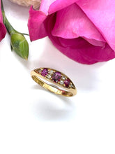Load image into Gallery viewer, Gorgeous Ruby Gypsy Ring Set in 18ct Yellow Gold