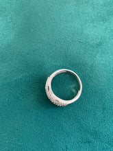 Load image into Gallery viewer, Champagne and White Diamond Ring in 14ct White Gold