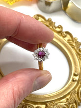 Load image into Gallery viewer, Ruby and Diamond Ring Set in 18ct Yellow Gold
