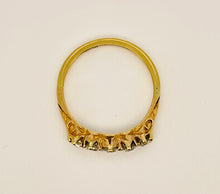 Load image into Gallery viewer, Five Stone Diamond Ring in 18ct Yellow Gold