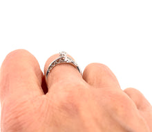 Load image into Gallery viewer, Diamond Solitaire in 9ct White Gold