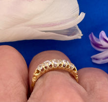 Load image into Gallery viewer, Victorian 5 Stone Diamond Ring in 18ct Yellow Gold