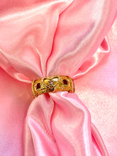 Load image into Gallery viewer, Ruby and Diamond Gypsy Ring in 18ct Yellow Gold