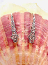 Load image into Gallery viewer, Beautiful Diamond Drop Earrings Set in Platinum