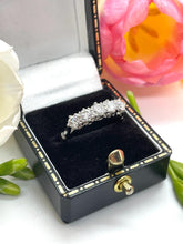 Load image into Gallery viewer, 5 Stone Diamond Ring Set in Platinum