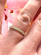 Load image into Gallery viewer, Half Eternity Diamond Ring Set in 18ct Yellow Gold