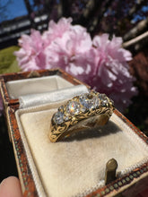 Load image into Gallery viewer, 18ct Gold Old Cut Diamond Ring – 2ct Total