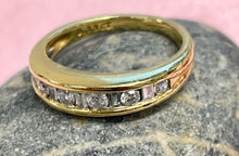 Load image into Gallery viewer, Channel Set Diamond Ring in 18ct Yellow Gold