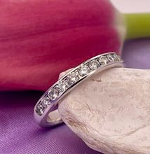 Load image into Gallery viewer, Half Eternity Diamond Ring in 14ct White Gold