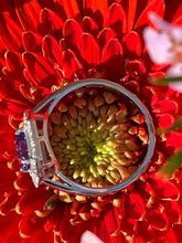 Load image into Gallery viewer, Tanzanite and Diamond Ring Set in Platinum