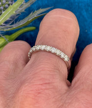 Load image into Gallery viewer, Half Eternity Diamond Ring in Platinum