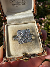 Load image into Gallery viewer, Vintage Style Diamond Cluster