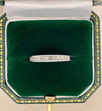 Load image into Gallery viewer, Half Eternity Princess Cut Diamond Ring in 18ct White Gold