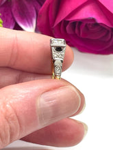 Load image into Gallery viewer, Diamond Solitaire Ring Set in 18ct Yellow Gold