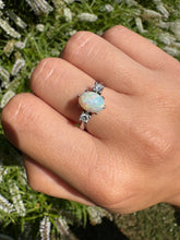 Load image into Gallery viewer, Opal & Diamond Ring in White Gold