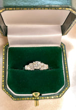 Load image into Gallery viewer, Diamond Solitaire Ring in 14ct White Gold