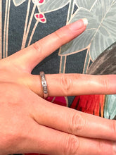 Load image into Gallery viewer, Half Eternity Ring Set in 9ct White Gold