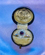 Load image into Gallery viewer, Ruby and Diamond Ring Set in 18ct White Gold