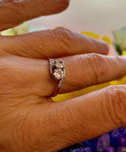 Load image into Gallery viewer, Crossover Diamond Ring in 18ct Yellow Gold