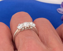 Load image into Gallery viewer, Trilogy Diamond Ring in Platinum