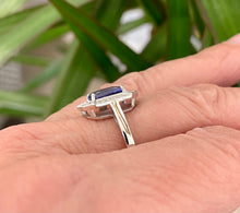 Load image into Gallery viewer, Tanzanite and Diamond Ring Set in Platinum