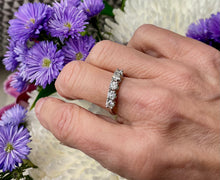 Load image into Gallery viewer, Five Stone Diamond Ring in Platinum
