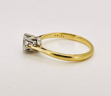 Load image into Gallery viewer, Solitaire Diamond Ring in 18ct Yellow Gold