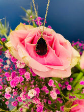 Load image into Gallery viewer, Garnet Pendant Set in 9ct Yellow Gold