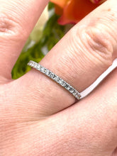 Load image into Gallery viewer, Stunning 3/4 Eternity Ring Set in Platinum