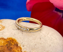 Load image into Gallery viewer, Half Eternity Diamond Ring in 18ct Yellow Gold