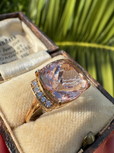 Load image into Gallery viewer, Morganite & Diamond Ring in 18ct Rose Gold