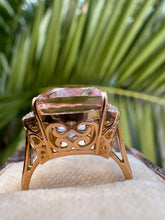 Load image into Gallery viewer, Morganite & Diamond Ring in 18ct Rose Gold