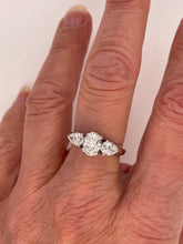 Load image into Gallery viewer, Trilogy Diamond Ring in 18ct White Gold