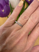 Load image into Gallery viewer, Full Eternity Ring Set in Platinum