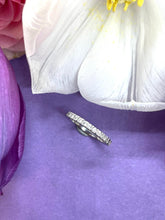 Load image into Gallery viewer, Platinum Half Eternity Ring