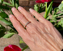 Load image into Gallery viewer, Half Eternity Diamond Ring in 18ct Yellow Gold