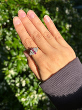 Load image into Gallery viewer, Original Art Deco Ruby & Diamond Ring in 18ct White & Yellow Gold