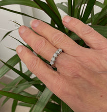 Load image into Gallery viewer, Five Stone Diamond Ring in Platinum