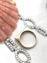 Load image into Gallery viewer, Diamond Ring Set in 18ct Rose Gold