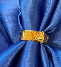 Load image into Gallery viewer, Ruby and Diamond Gypsy Ring in 18ct Yellow Gold