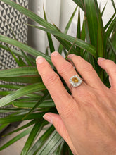 Load image into Gallery viewer, Yellow Sapphire and Diamond Ring Set in Platinum