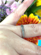 Load image into Gallery viewer, Half Eternity Diamond Ring Set in Platinum