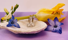 Load image into Gallery viewer, Rose Cut Diamond Dangle Earrings in 18ct Yellow Gold