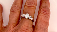 Load image into Gallery viewer, Trilogy Diamond Ring in 18ct White Gold