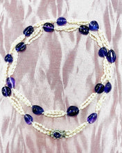 Load image into Gallery viewer, Exquisite Vintage Necklace Set in 9ct White Gold