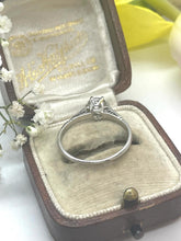 Load image into Gallery viewer, Art Deco Diamond Ring Set in Platinum
