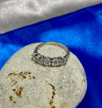 Load image into Gallery viewer, Five Stone Diamond Ring in Platinum