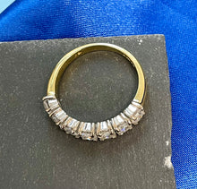 Load image into Gallery viewer, 7 Stone Diamond Ring in 18ct Yellow Gold
