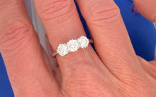 Load image into Gallery viewer, Trilogy Diamond Ring in Platinum